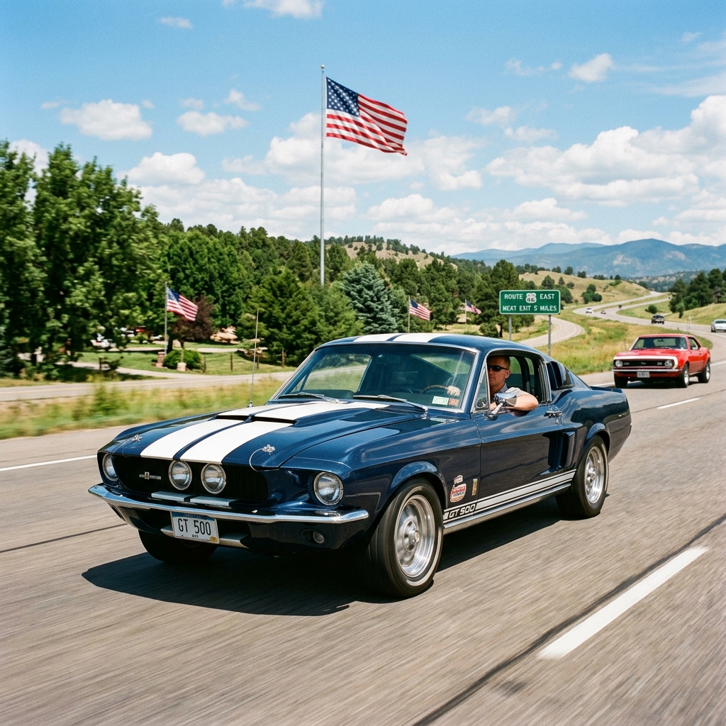 Shelby Mustang GT500 classic American muscle