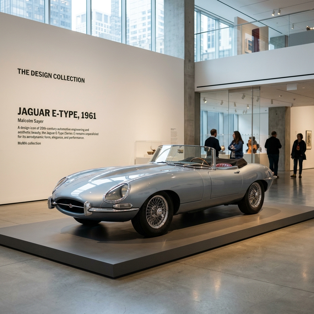 Jaguar E-Type in MoMA design collection