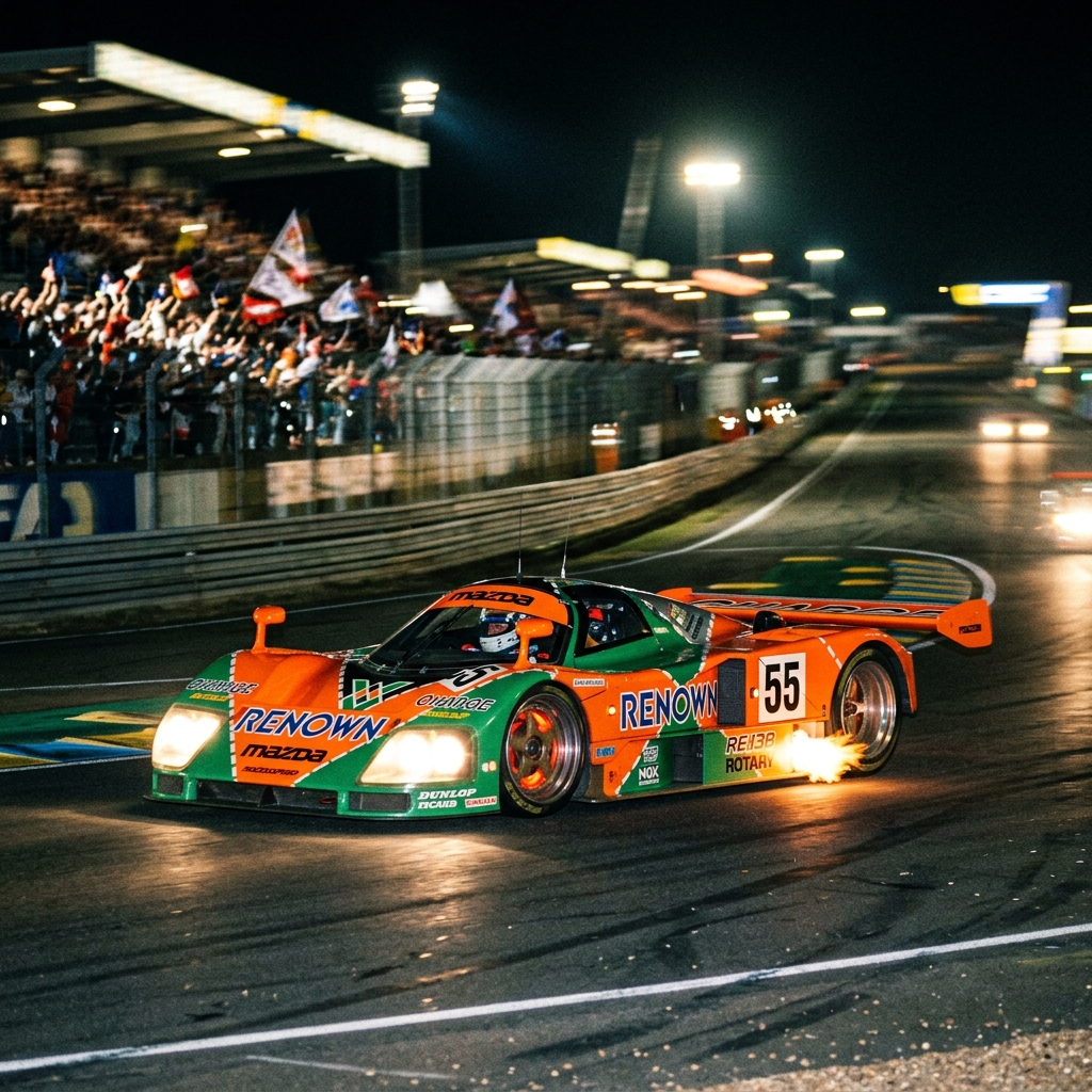 Mazda 787B at 24 Hours Le Mans 1991