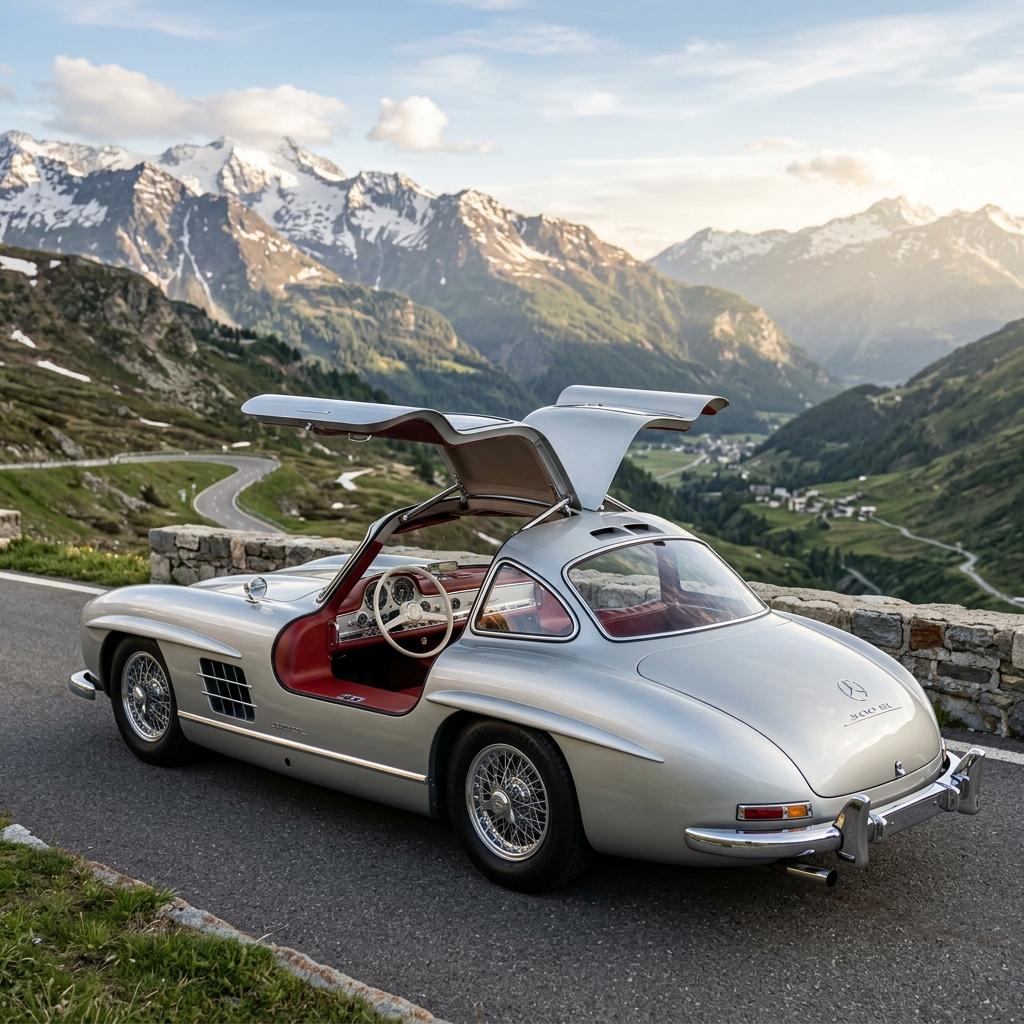 Gullwing Grandeur: Mercedes-Benz 300 SL