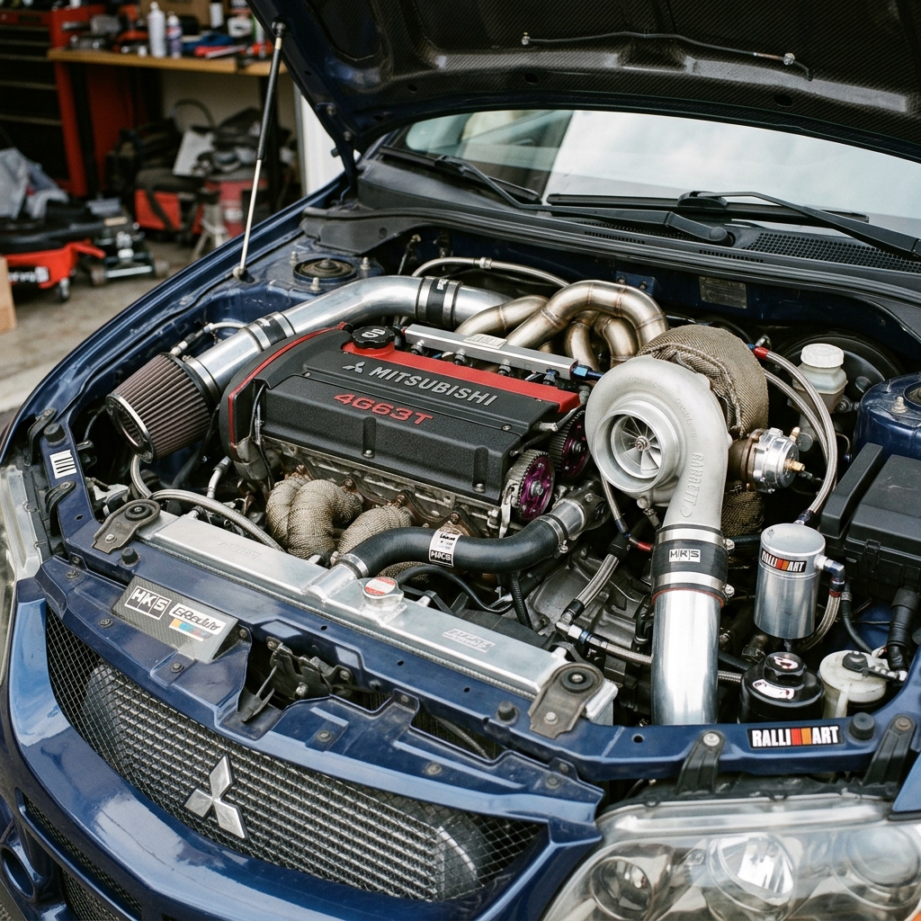Mitsubishi 4G63T turbocharged engine