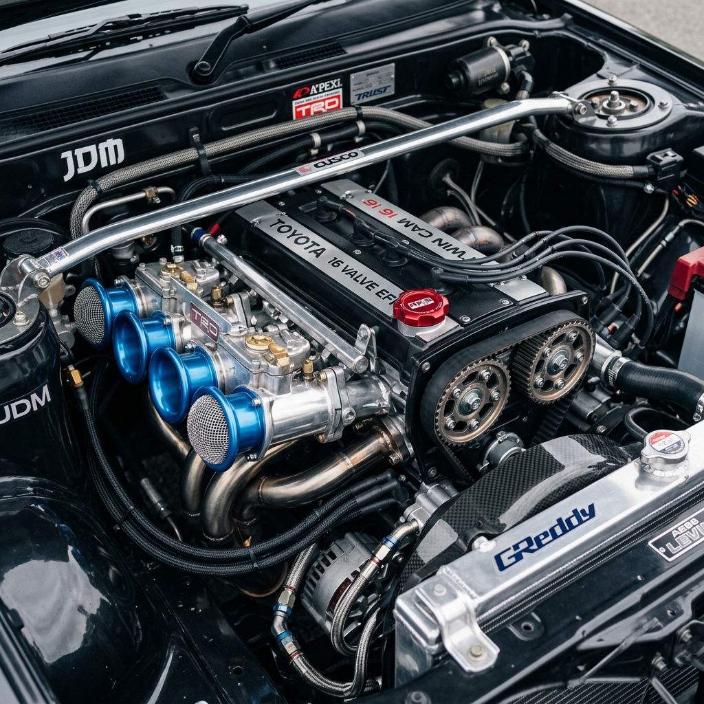 Toyota 4A-GE high-revving engine