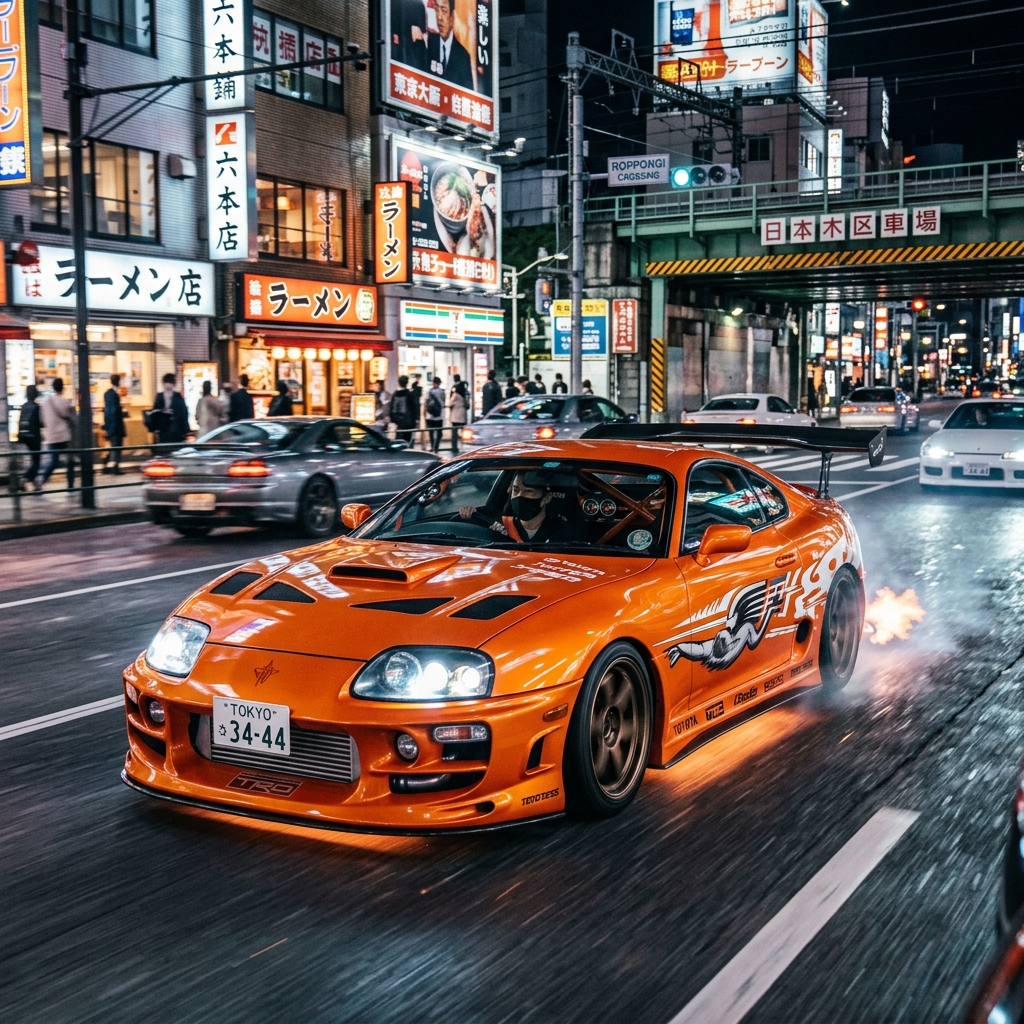 Toyota Supra MK4 tuned JDM icon